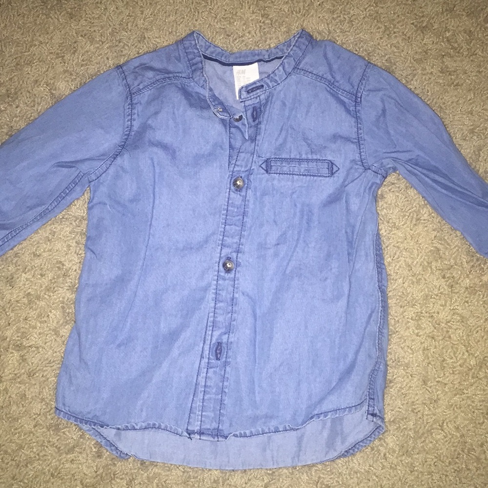 H&M denim button-down